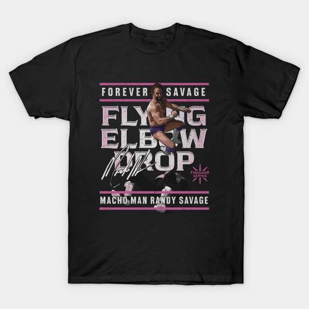 Macho Man Flying Elbow Drop T-Shirt by MunMun_Design